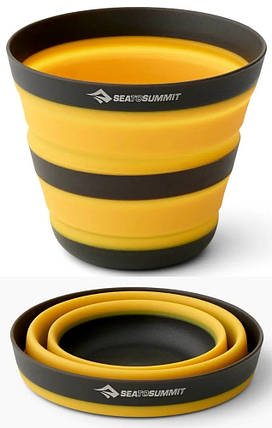 Туристичний стакан Sea To Summit Frontier UL Collapsible Cup, 355 мл (Sulphur Yellow), фото 1
