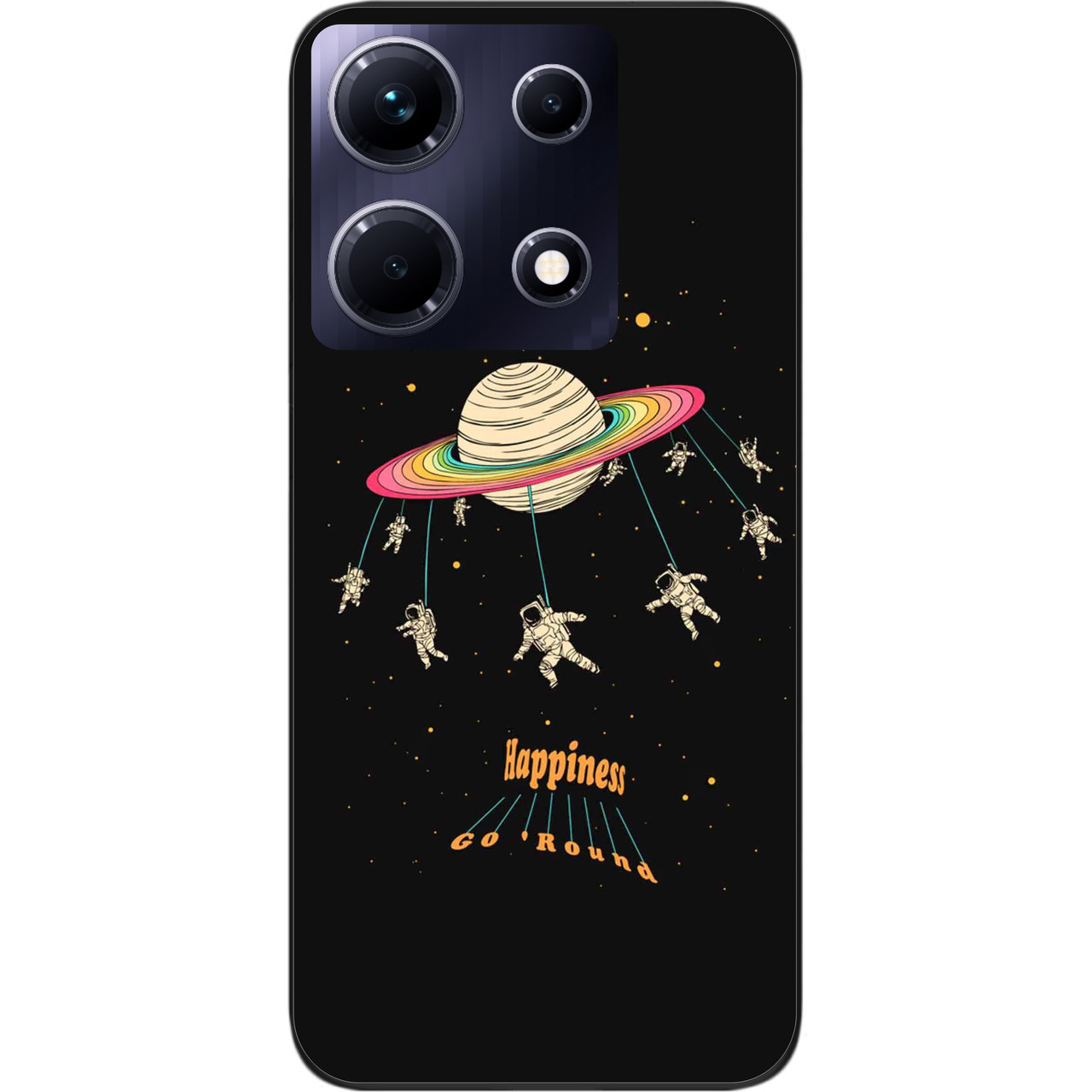 Силіконовий чохол бампер Epik для Infinix Note 30 4G (X6833B) з картинкою Карусель