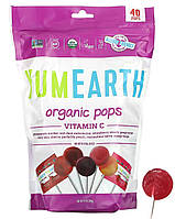 YumEarth органічні льодяники з вітаміном С асорті 40 льодяників 241 г 8,5 унції