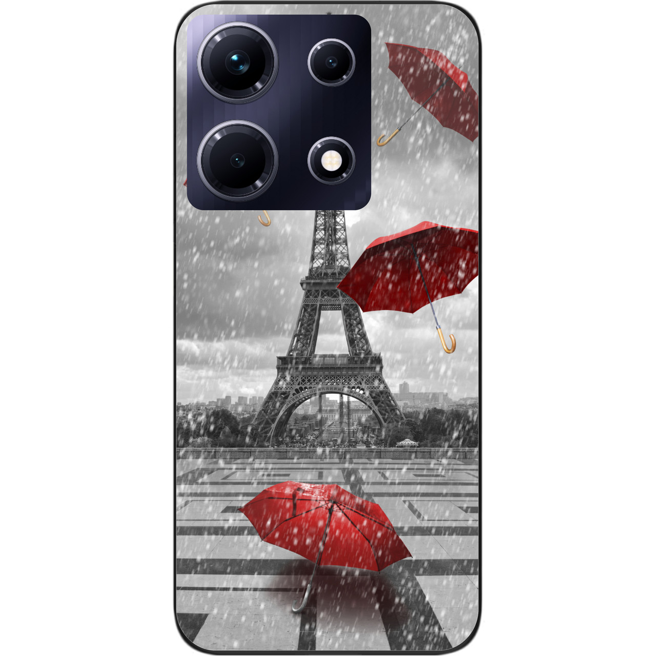 Бампер силіконовий чохол Epik для Infinix Note 30 4G (X6833B) з картинкою Париж