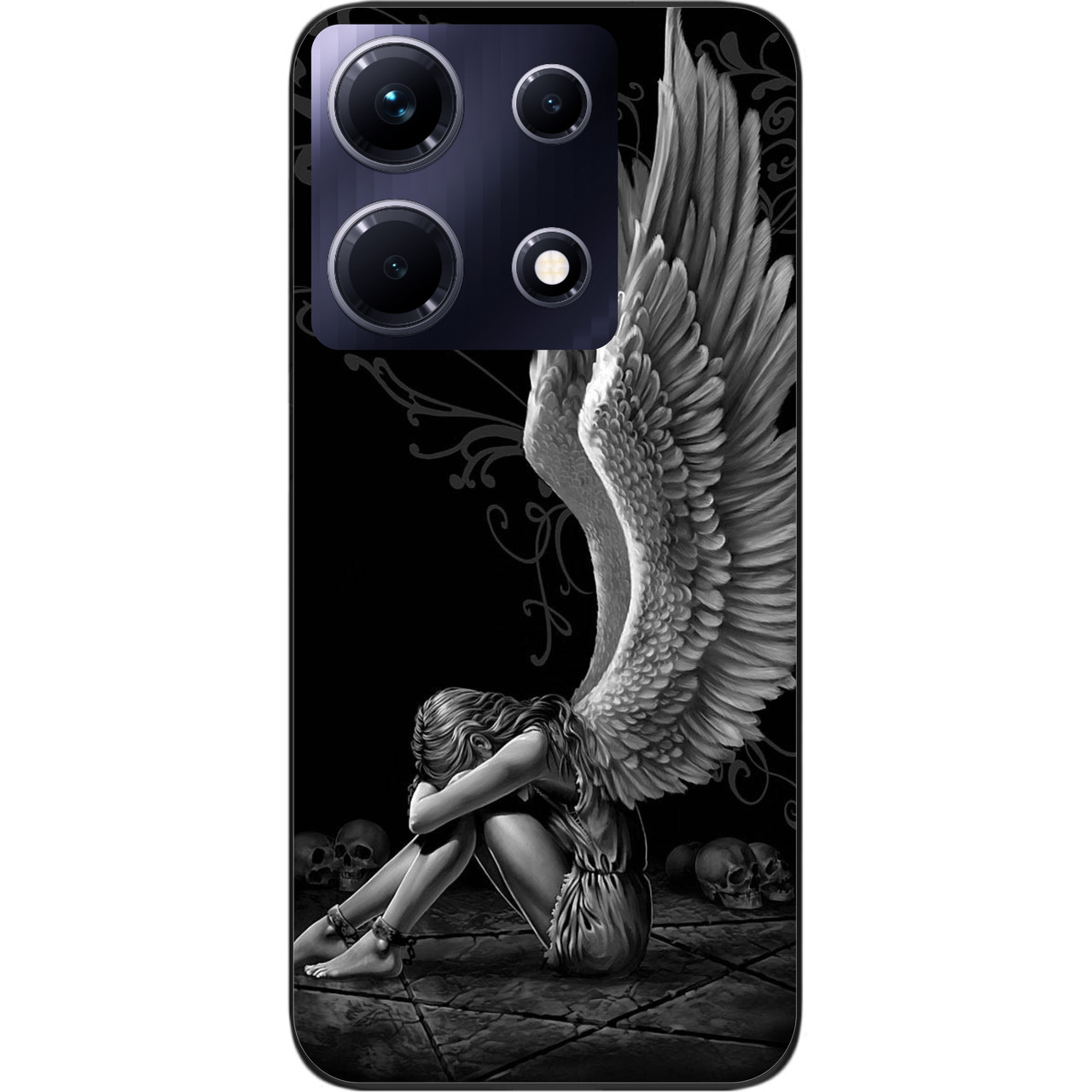 Силіконовий чохол Epik для Infinix Note 30 4G (X6833B) з картинкою Ангел