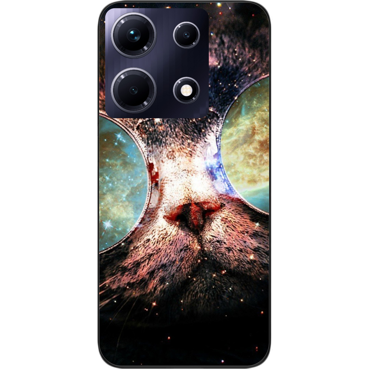 Силіконовий чохол Epik для Infinix Note 30 4G (X6833B) з картинкою Космокот