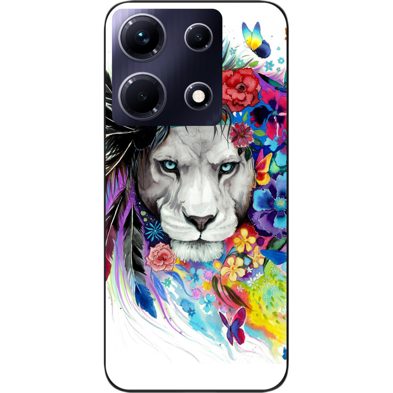 Силіконовий чохол Epik для Infinix Note 30 4G (X6833B) з картинкою Лев