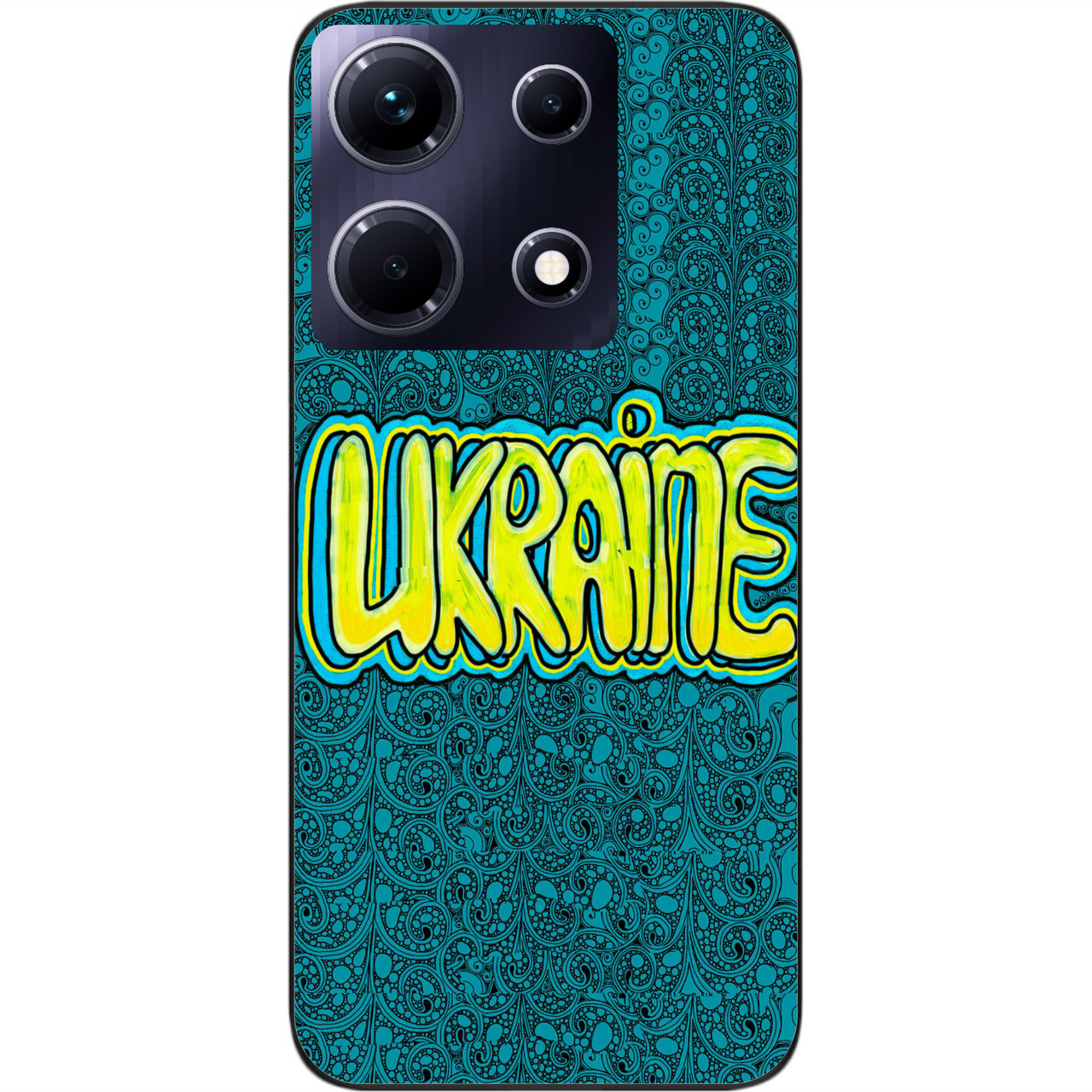 Силіконовий чохол Epik для Infinix Note 30 4G (X6833B) з картинкою Графіті Україна