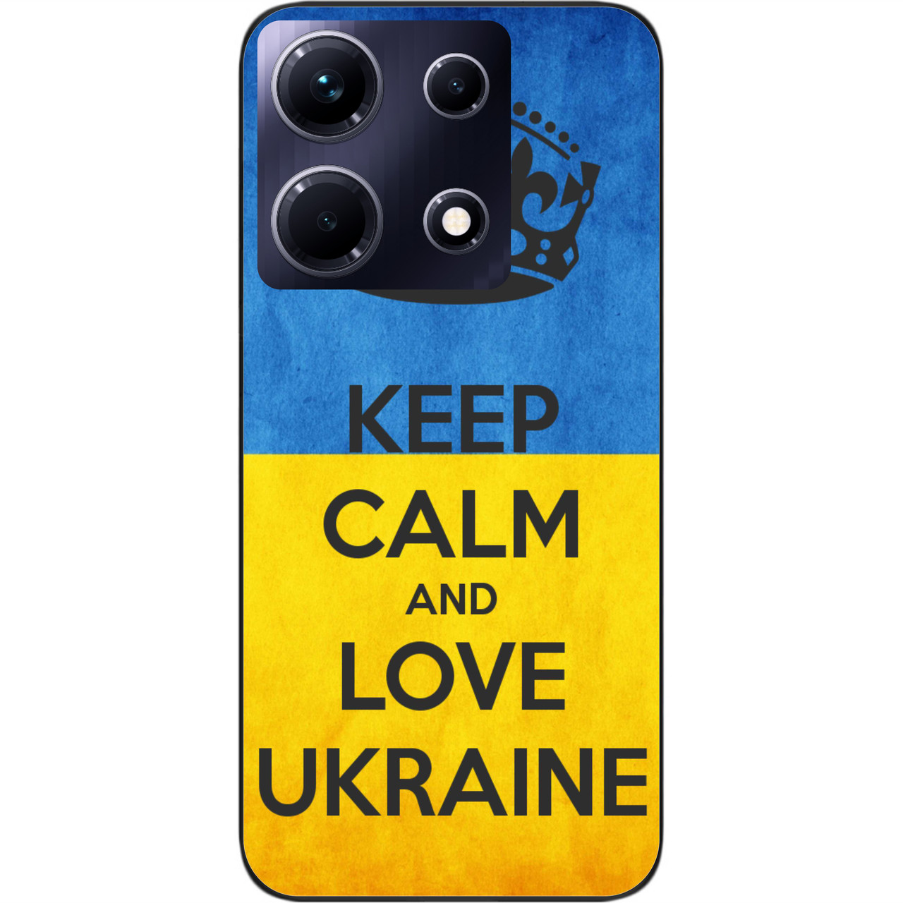 Силіконовий чохол Epik для Infinix Note 30 4G (X6833B) з картинкою Keep Calm