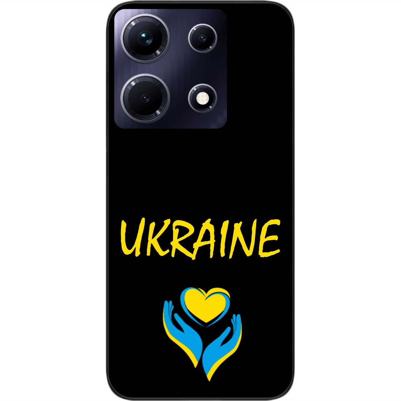 Силіконовий чохол Epik для Infinix Note 30 4G (X6833B) з картинкою Руки України