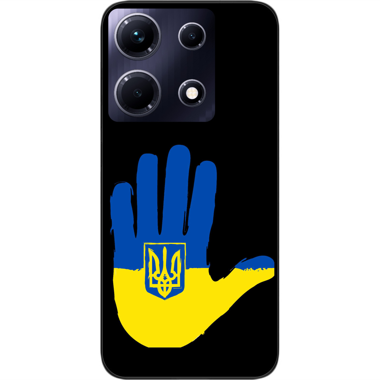 Силіконовий чохол Epik для Infinix Note 30 4G (X6833B) з картинкою Рука з гербом