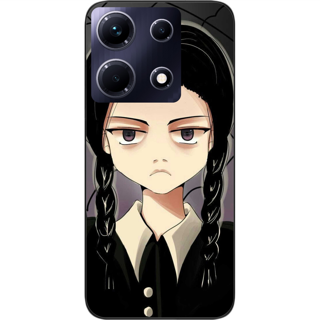 Силіконовий чохол Epik для Infinix Note 30 4G (X6833B) з картинкою Уенсдей