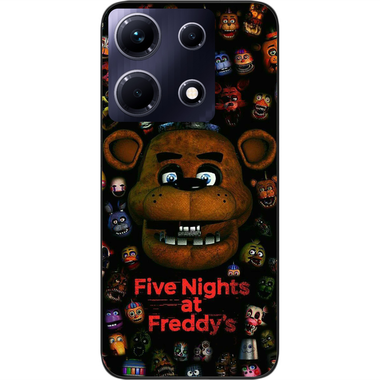 Силіконовий чохол Epik для Infinix Note 30 4G (X6833B) з картинкою Фредді Фазбер