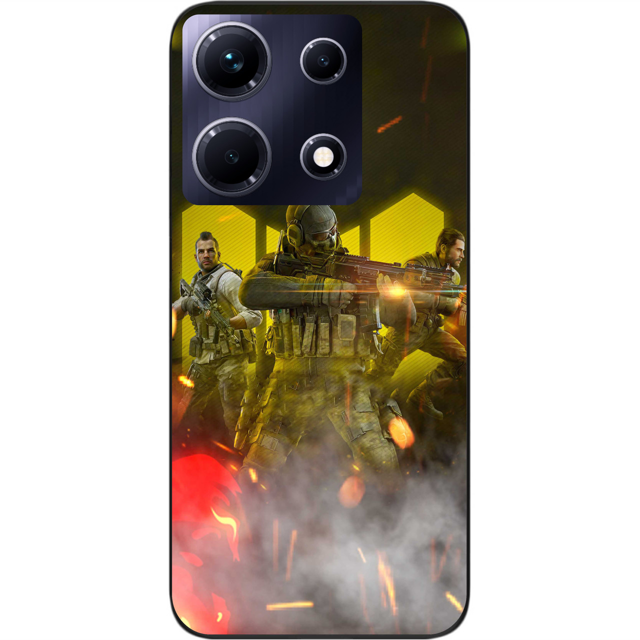 Чохол силіконовий Epik для Infinix Note 30 4G (X6833B) з картинкою Call of Duty Команда