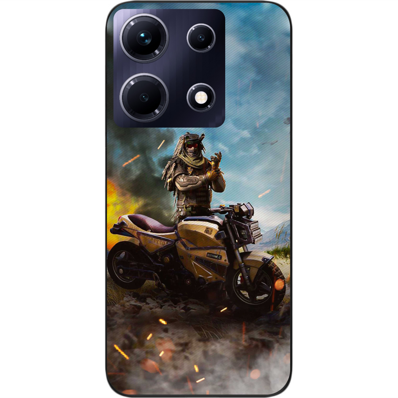 Чохол силіконовий Epik для Infinix Note 30 4G (X6833B) з картинкою Call of Duty Phantom Фантом