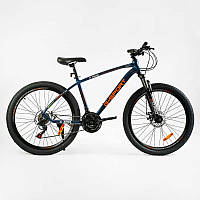 Велосипед Спортивный Corso «G-SPORT» 26" дюймов G-26168 (1) рама алюминиевая 17``, оборудование Shimano 21