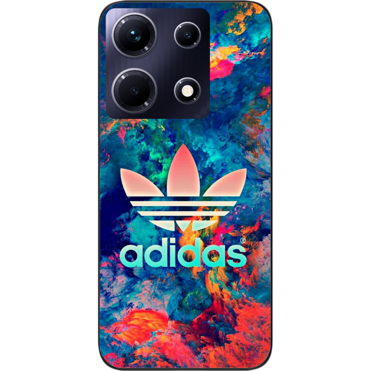 Силіконовий чохол Epik для Infinix Note 30 4G (X6833B) з картинкою Адідас