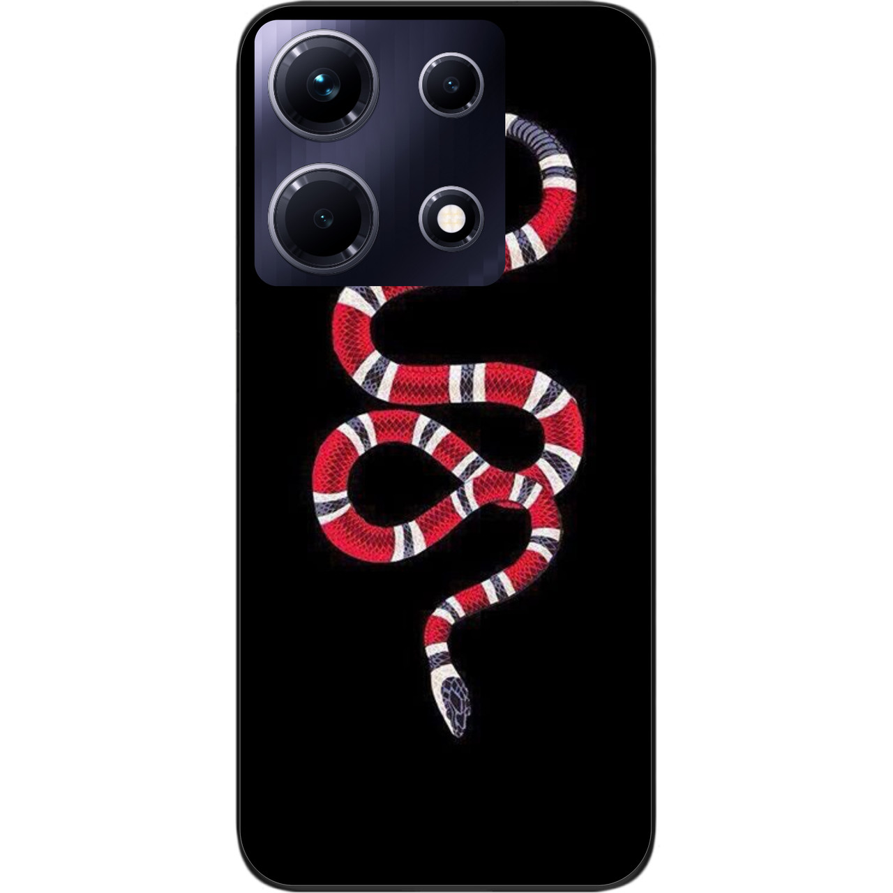 Силіконовий чохол Epik для Infinix Note 30 4G (X6833B) з картинкою Змія