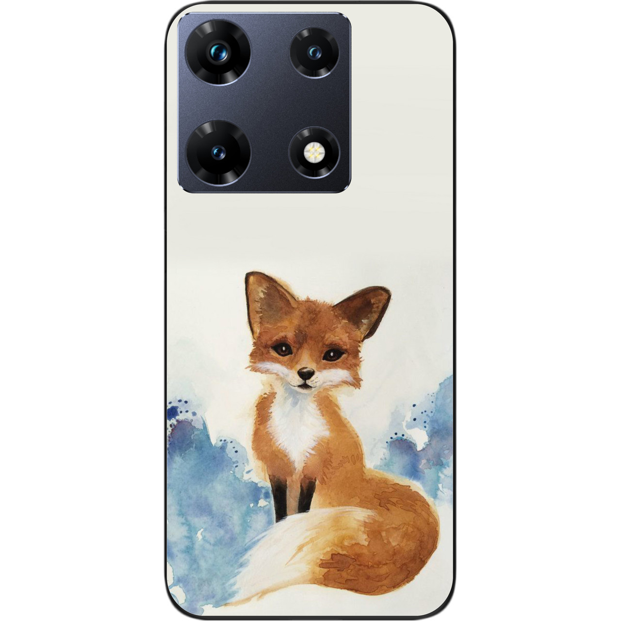 Силіконовий чохол Epik для Infinix Note 30 Pro 4G (X678B) з картинкою Лиса