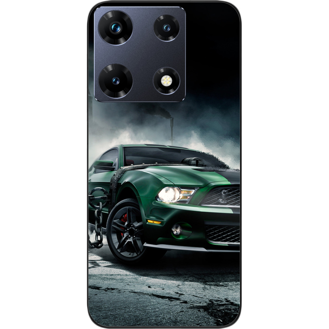 Силіконовий чохол Epik для Infinix Note 30 Pro 4G (X678B) з картинкою Мустанг