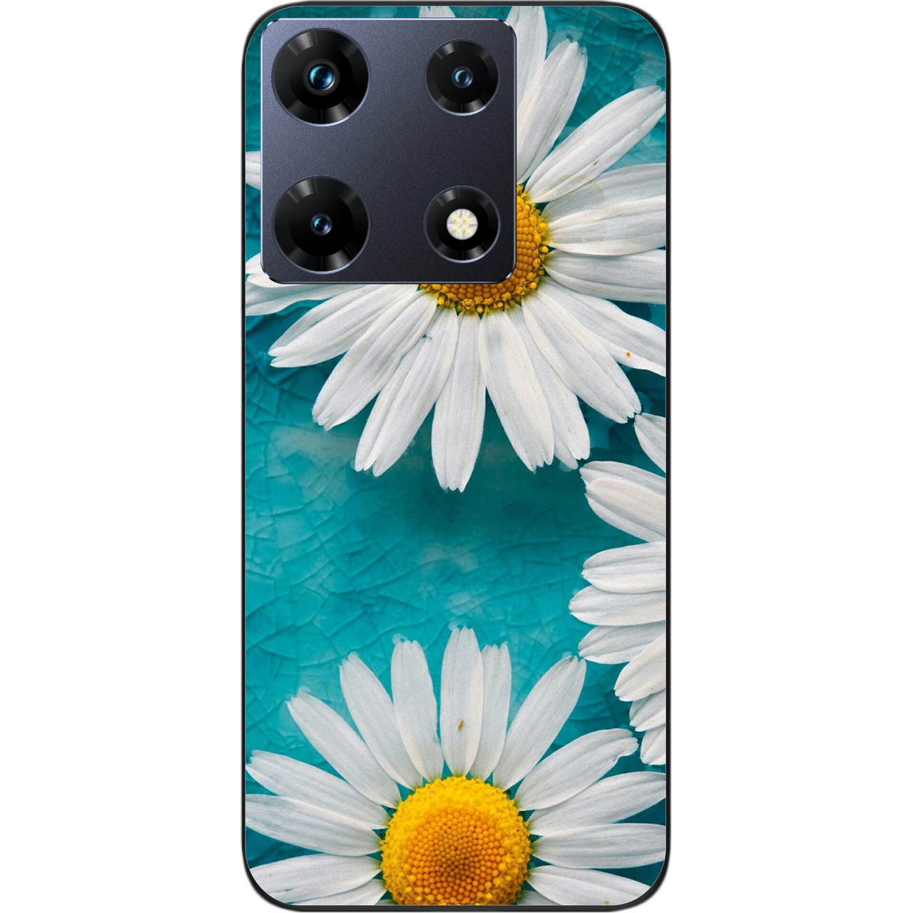 Силіконовий чохол Epik для Infinix Note 30 Pro 4G (X678B) з картинкою Ромашки