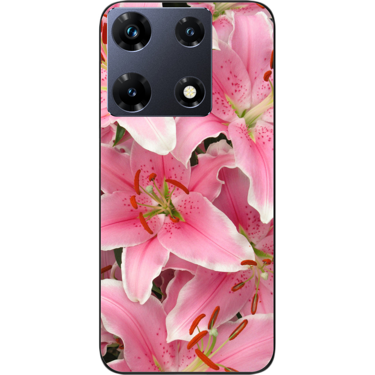 Силіконовий чохол Epik для Infinix Note 30 Pro 4G (X678B) з картинкою Лілії