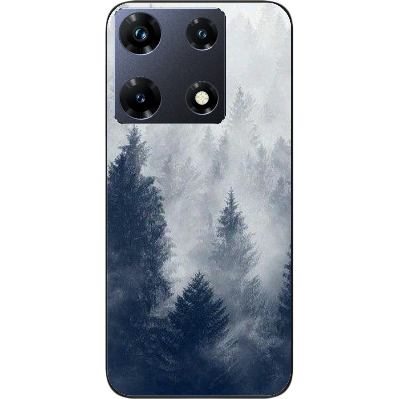 Силіконовий чохол бампер Epik для Infinix Note 30 Pro 4G (X678B) з картинкою Ліс