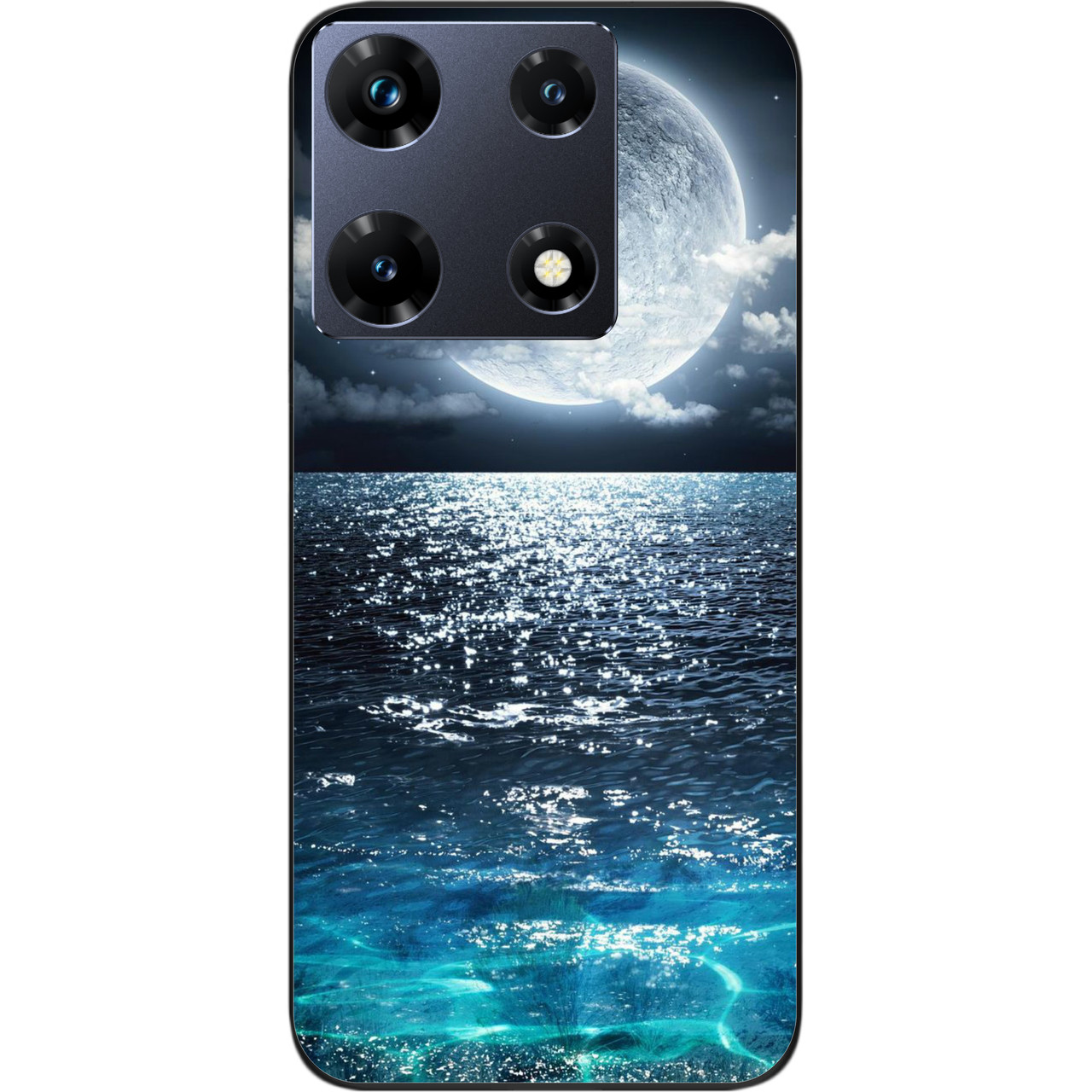 Чохол силіконовий Epik для Infinix Note 30 Pro 4G (X678B) з картинкою Місяць