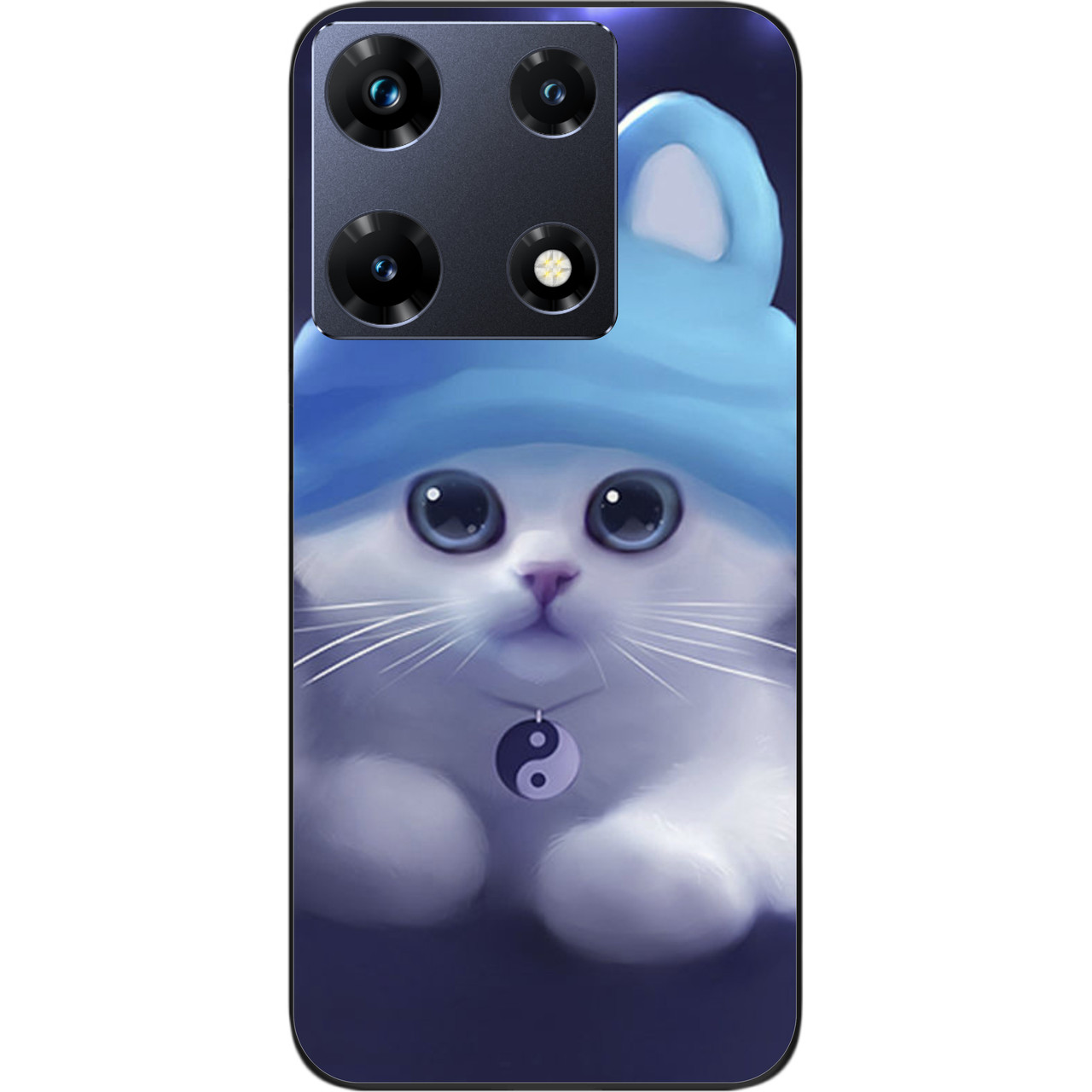 Бампер силіконовий чохол Epik для Infinix Note 30 Pro 4G (X678B) з картинкою Котик