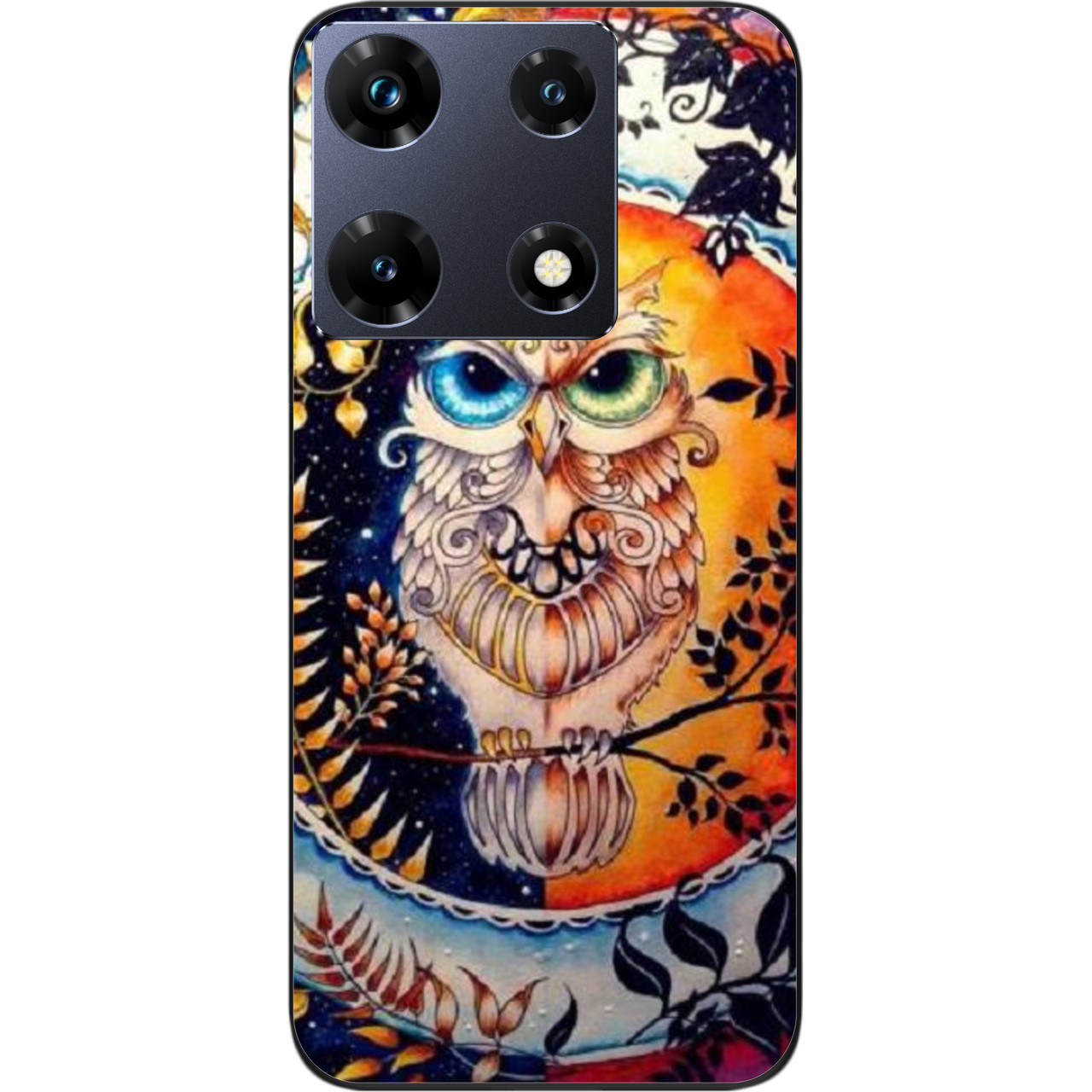 Силіконовий чохол Epik для Infinix Note 30 Pro 4G (X678B) з картинкою Сова