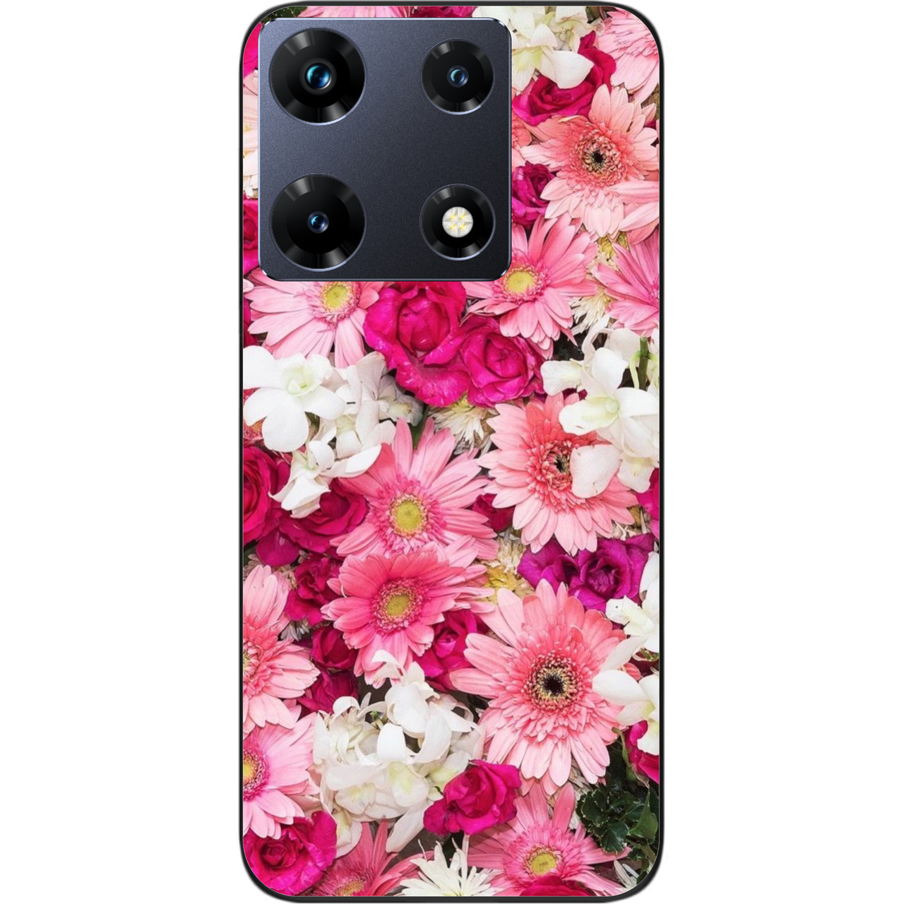 Силіконовий чохол бампер Epik для Infinix Note 30 Pro 4G (X678B) з картинкою Ніжні квіти