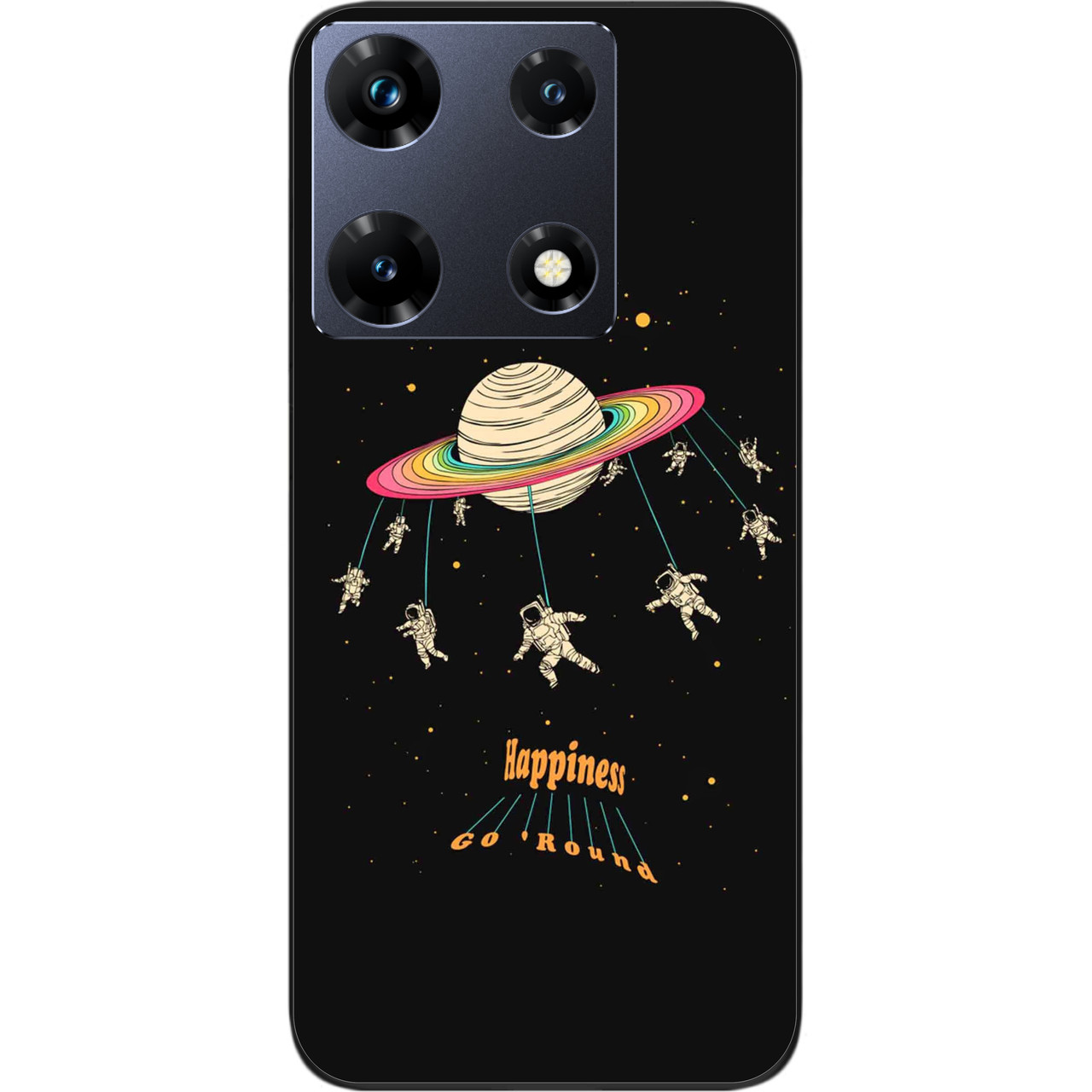 Силіконовий чохол бампер Epik для Infinix Note 30 Pro 4G (X678B) з картинкою Карусель