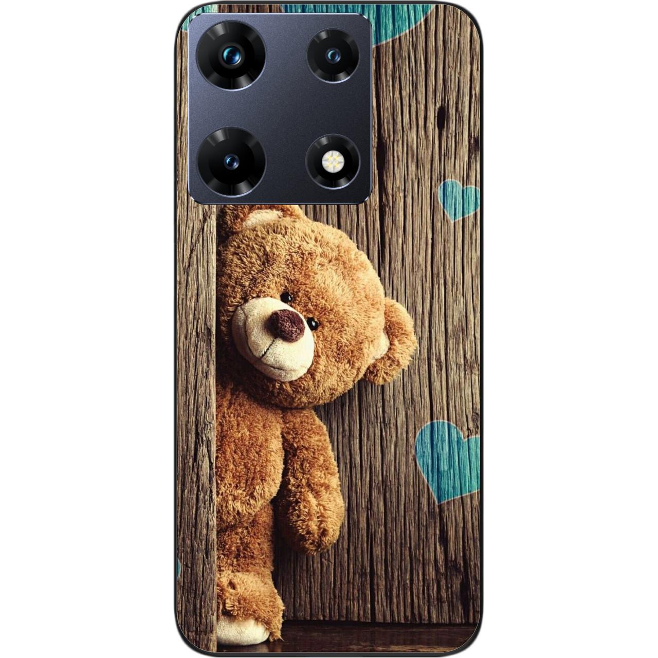 Бампер силіконовий чохол Epik для Infinix Note 30 Pro 4G (X678B) з картинкою Ведмедик