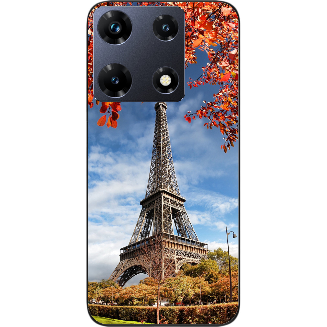 Бампер силіконовий чохол Epik для Infinix Note 30 Pro 4G (X678B) з картинкою Вежа