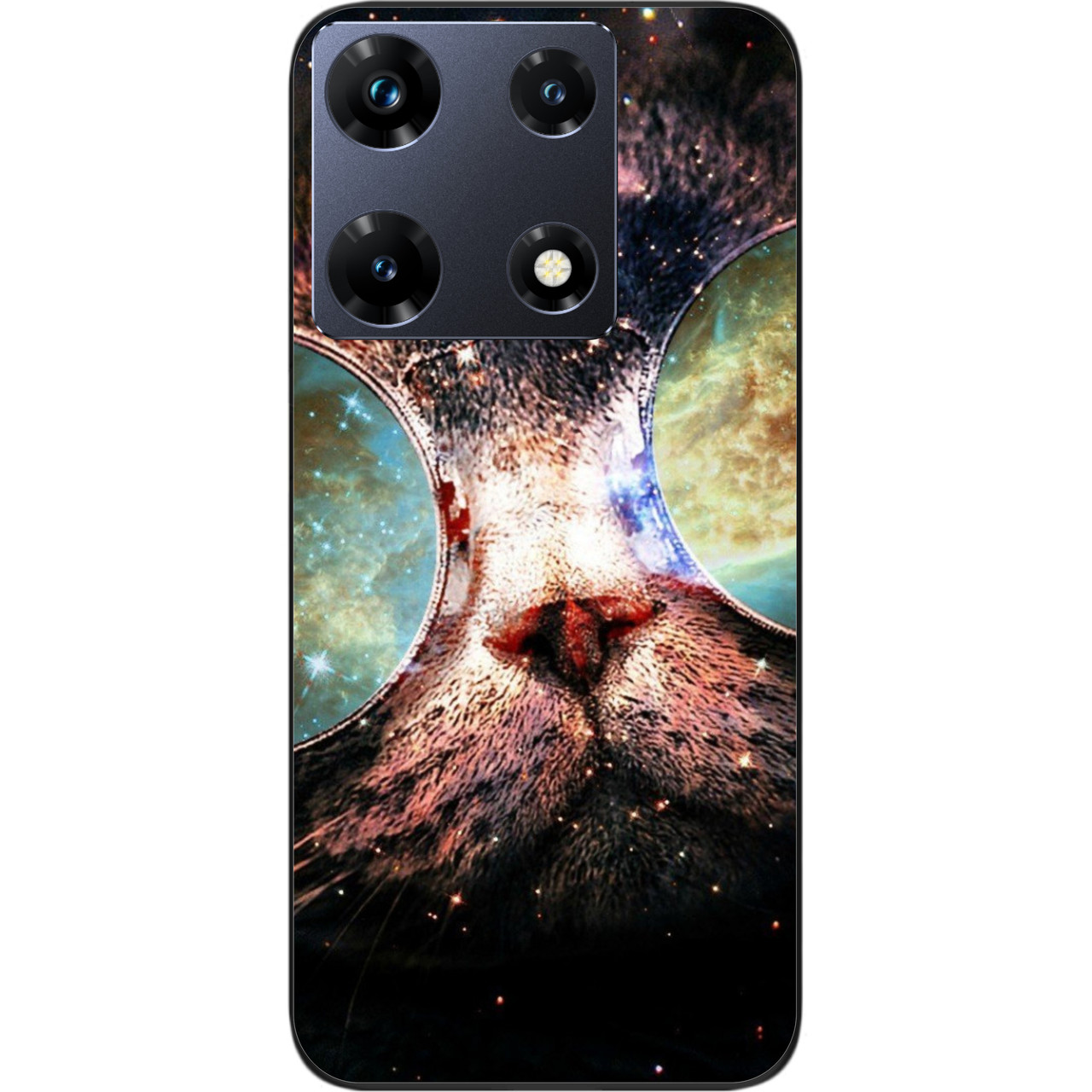 Силіконовий чохол Epik для Infinix Note 30 Pro 4G (X678B) з картинкою Космокот