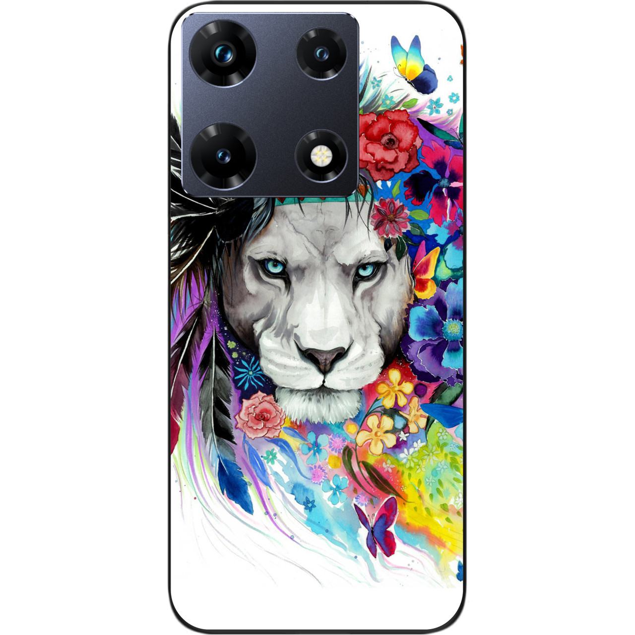 Силіконовий чохол Epik для Infinix Note 30 Pro 4G (X678B) з картинкою Лев