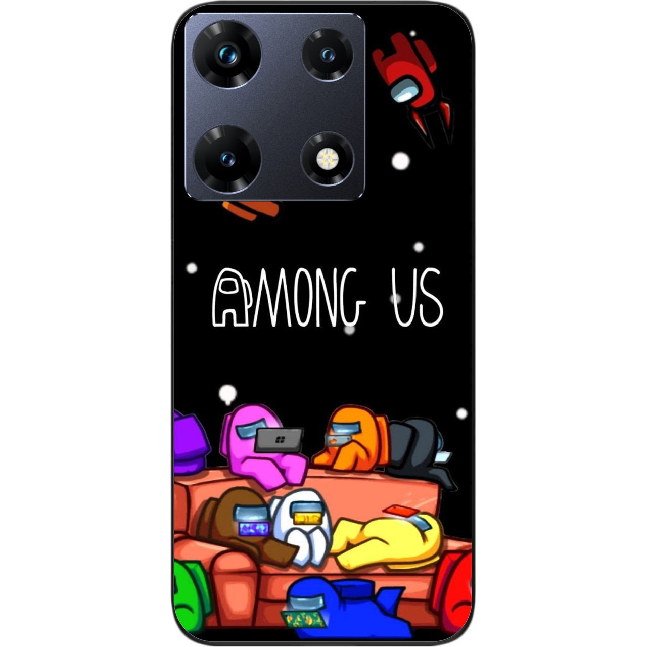 Силіконовий чохол Epik для Infinix Note 30 Pro 4G (X678B) з картинкою Among us Граємо