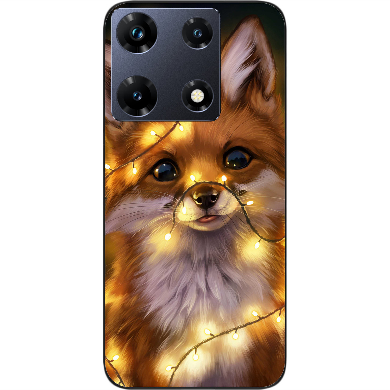 Силіконовий чохол Epik для Infinix Note 30 Pro 4G (X678B) з картинкою Лисичка