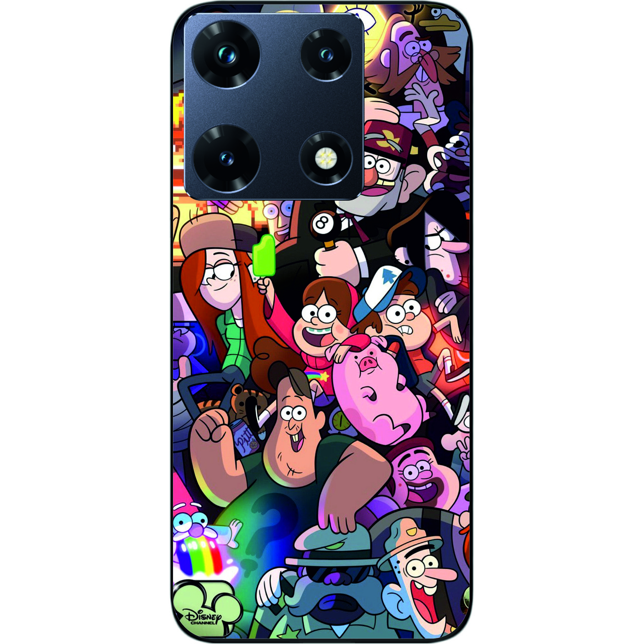 Силіконовий чохол Epik для Infinix Note 30 Pro 4G (X678B) з картинкою Гравіті Фолз герої