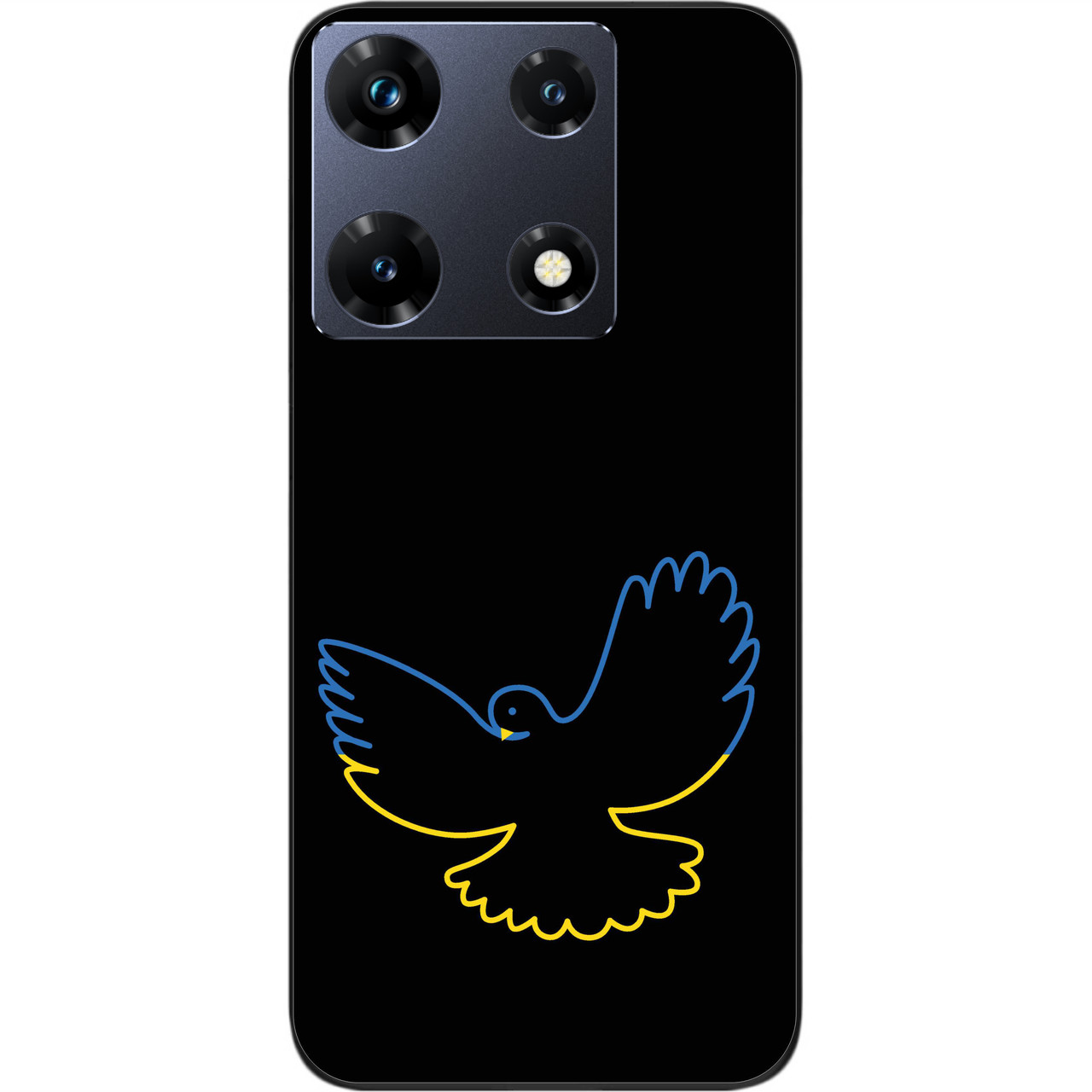 Силіконовий чохол Epik для Infinix Note 30 Pro 4G (X678B) з картинкою Український голуб