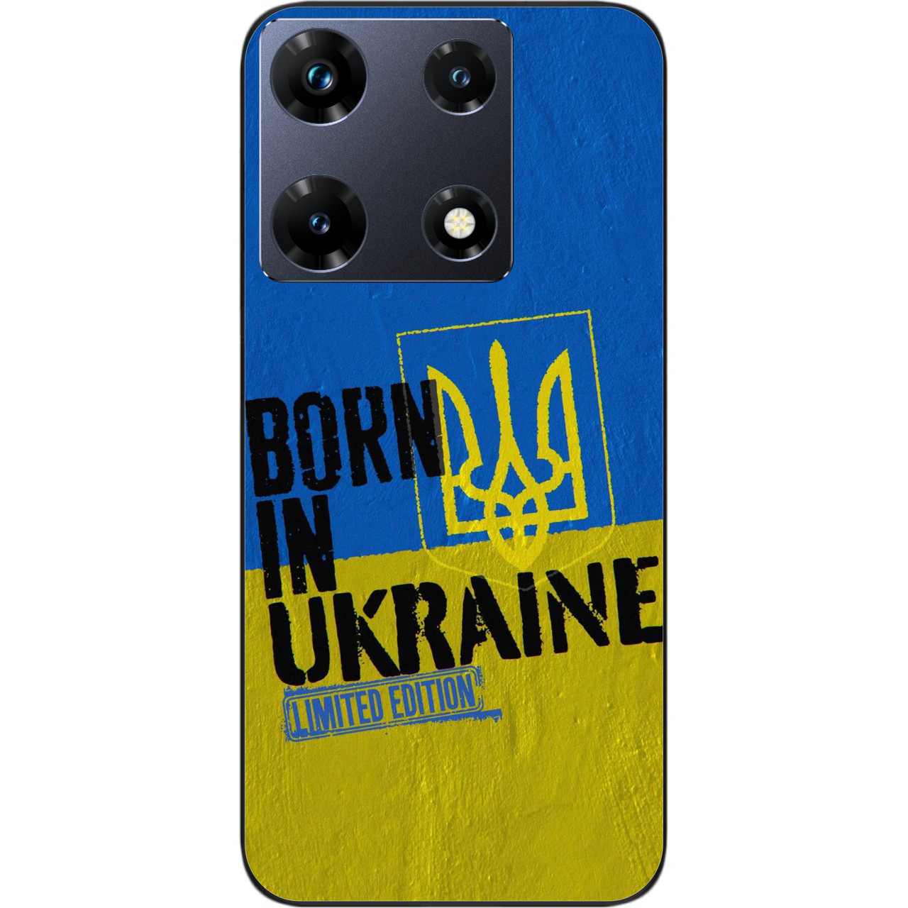 Силіконовий чохол Epik для Infinix Note 30 Pro 4G (X678B) з картинкою Народжений в Україні