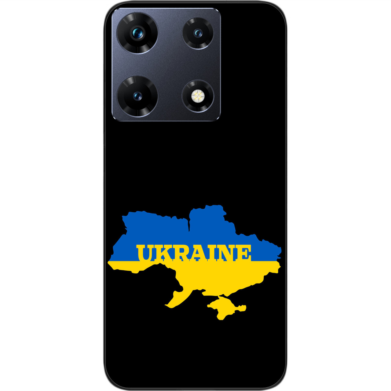 Силіконовий чохол Epik для Infinix Note 30 Pro 4G (X678B) з картинкою Мапа України