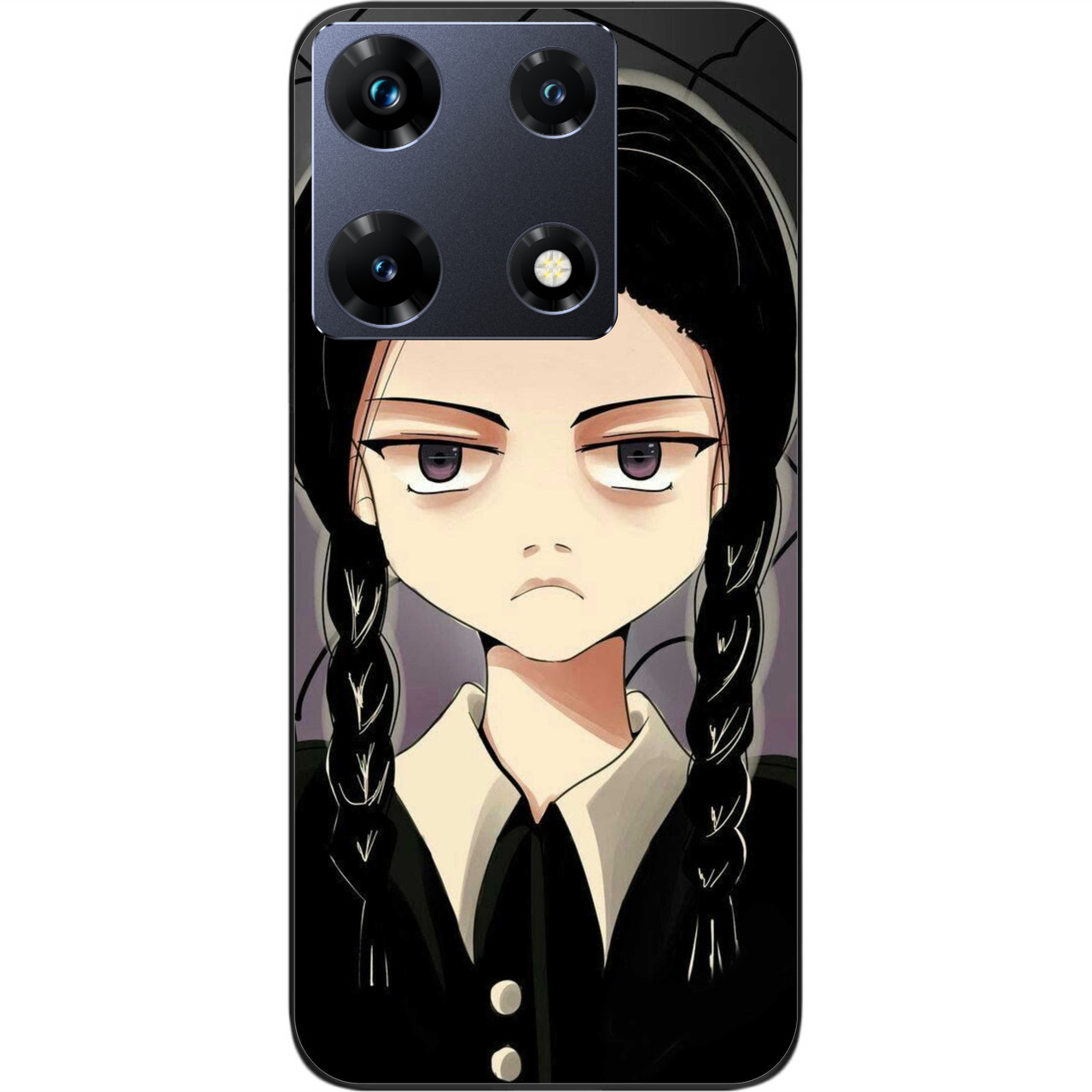 Силіконовий чохол Epik для Infinix Note 30 Pro 4G (X678B) з картинкою Уенсдей