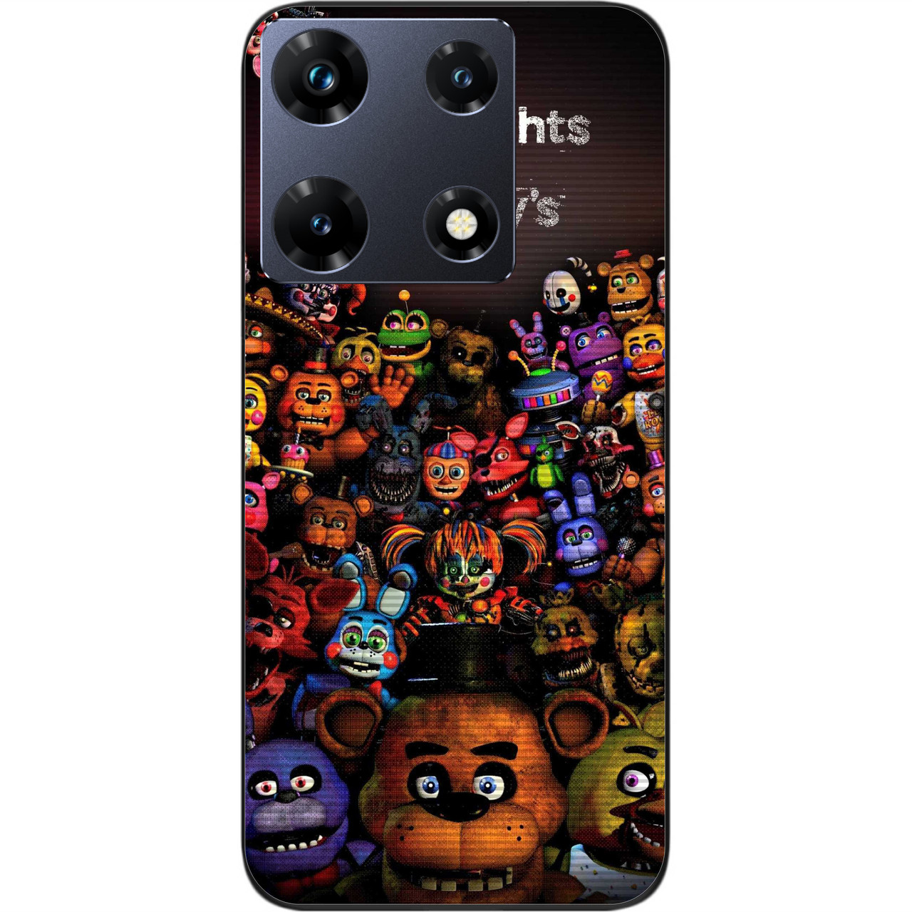 Силіконовий чохол Epik для Infinix Note 30 Pro 4G (X678B) з картинкою Фредді та друзі
