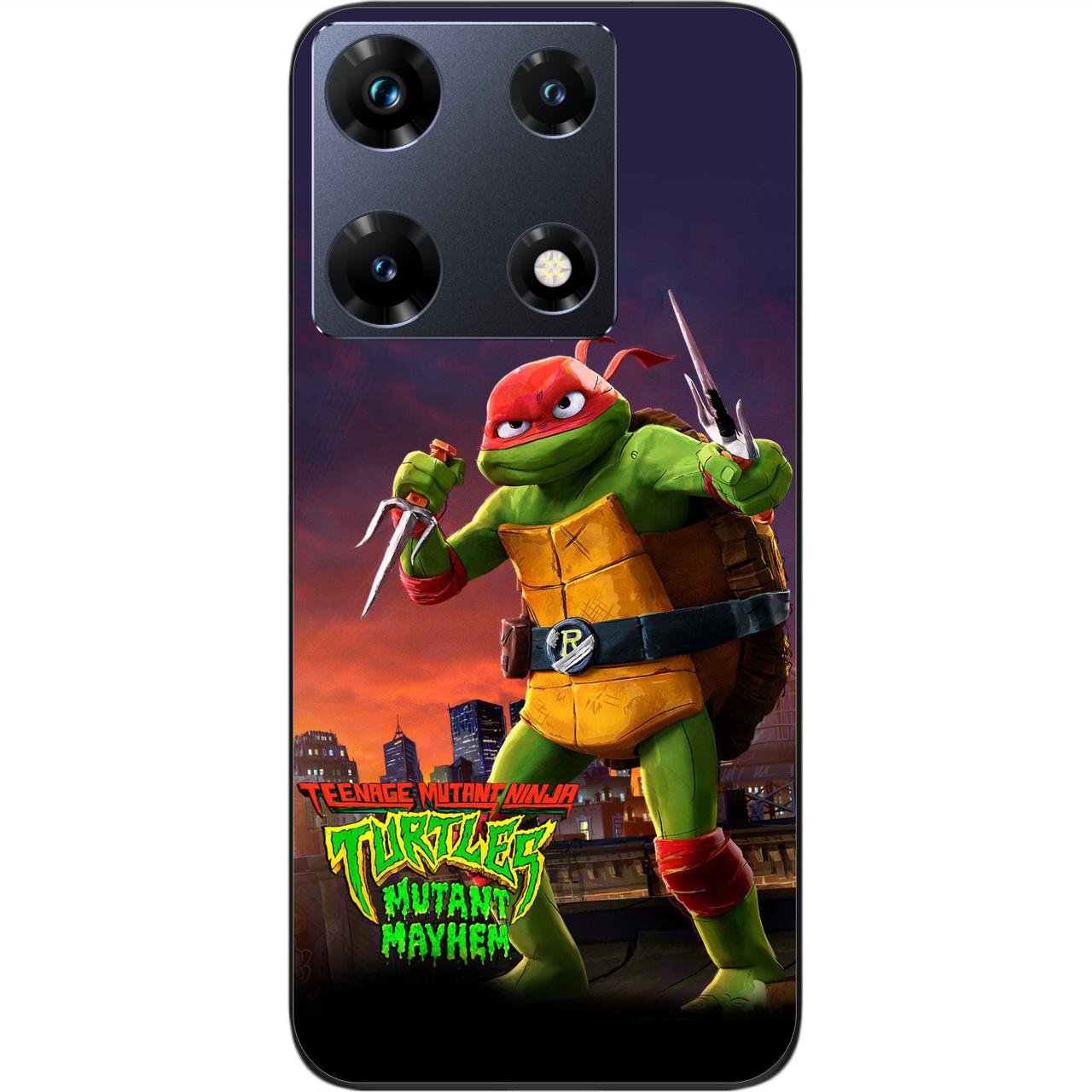Силіконовий чохол Epik для Infinix Note 30 Pro 4G (X678B) з картинкою Черепашки-ніндзя Рафаель