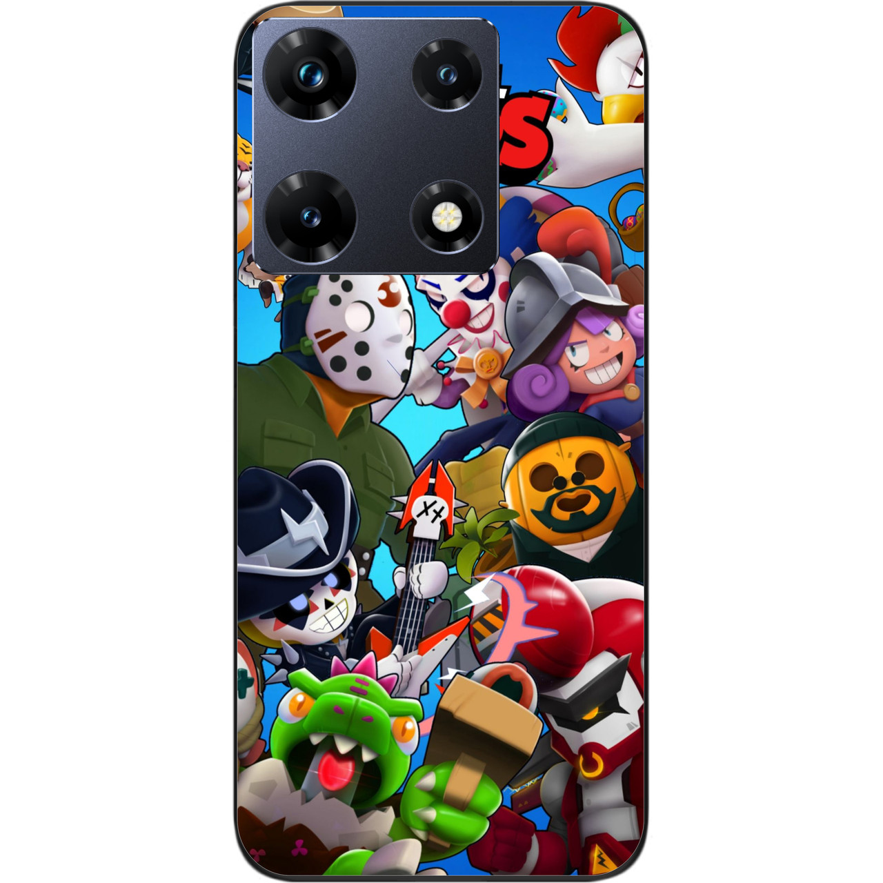 Чохол силіконовий Epik для Infinix Note 30 Pro 4G (X678B) з картинкою Бравл Команда