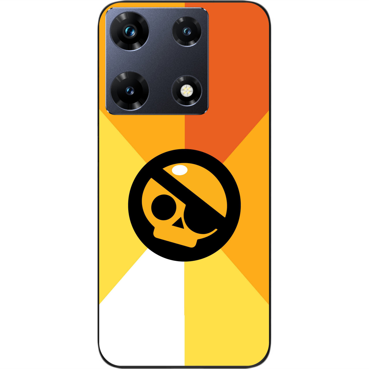 Чохол силіконовий Epik для Infinix Note 30 Pro 4G (X678B) з картинкою Бравл Череп