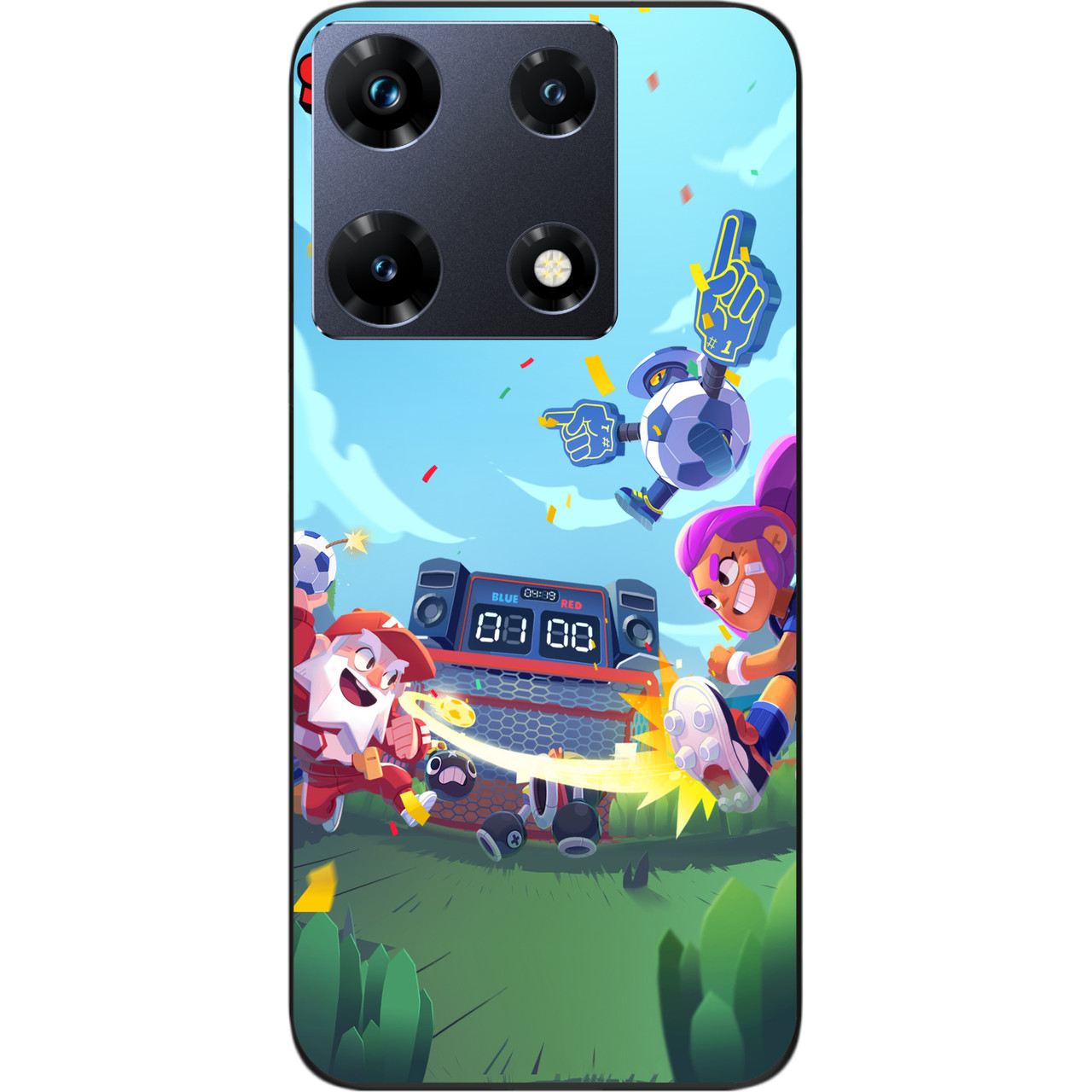 Чохол силіконовий Epik для Infinix Note 30 Pro 4G (X678B) з картинкою Бравл Бол