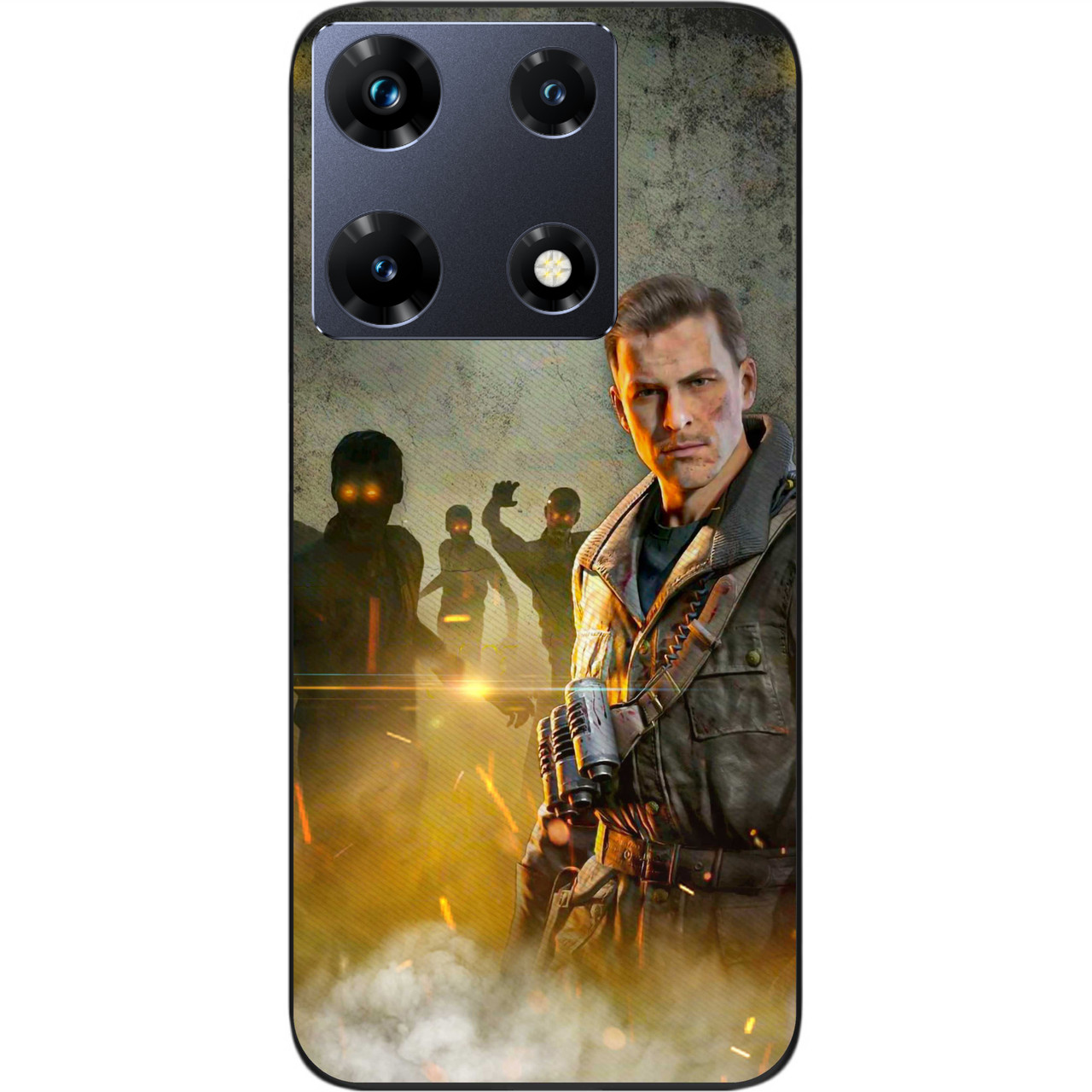 Чохол силіконовий Epik для Infinix Note 30 Pro 4G (X678B) з картинкою Call of Duty Tank Dempsey Танк