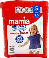 Подгузники-трусики Mamia Ultra Dry 5 (12-18 кг) 20 шт