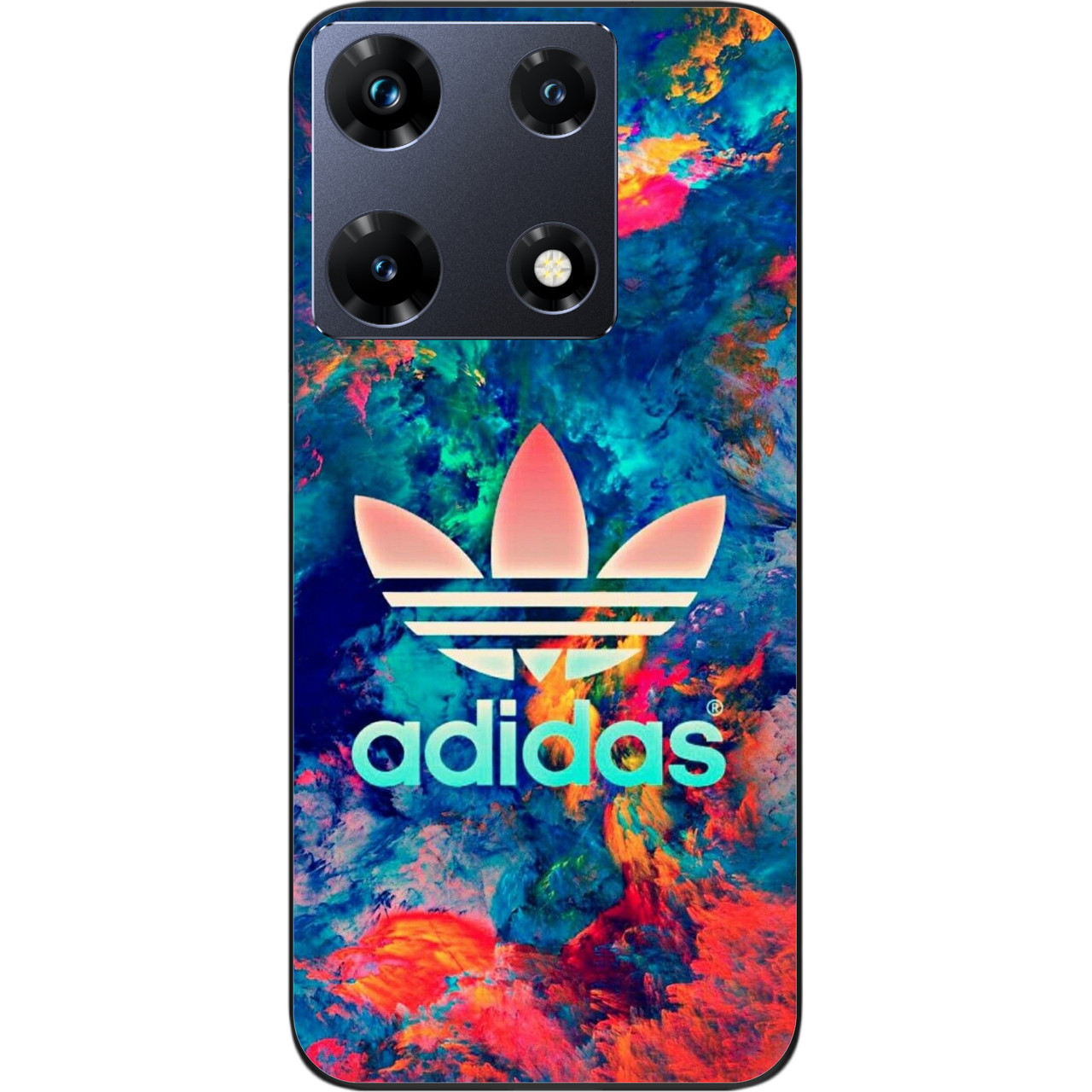 Силіконовий чохол Epik для Infinix Note 30 Pro 4G (X678B) з картинкою Адідас