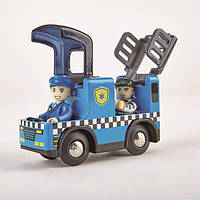 Игрушечный полицейский автомобиль с фигурками (E3738) -E3738 Hape