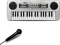 Клавиатура пианино для детей, EOOLEOW 37 клавиш Портативное электронное пианино для детей с микрофоном - Музык