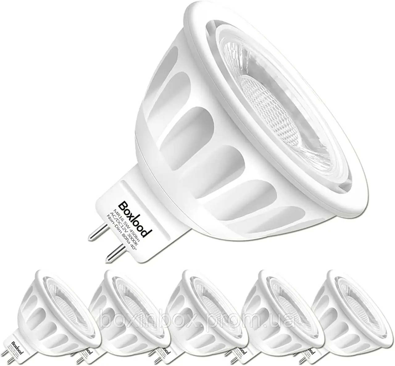 Boxlood - світлодіодні лампи MR16, 5,00 Вт, 12,00 В, фото 1